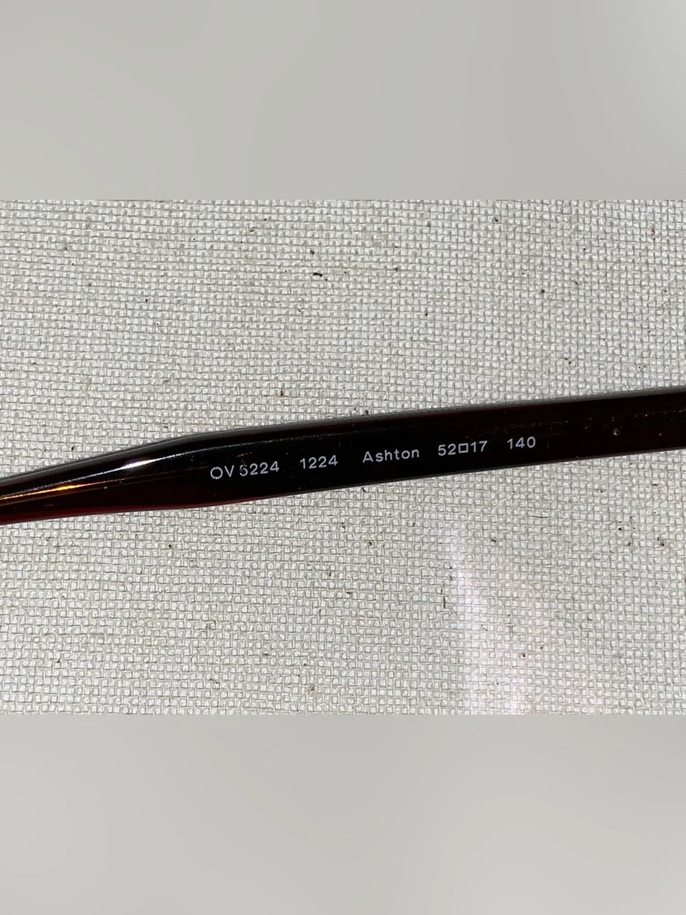 Authentic Oliver Peoples OV5224 1224 Ashton Red Tortoise 52-17-140 Glasses Frame